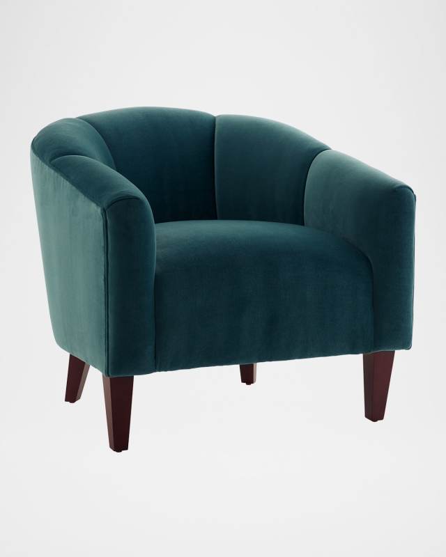 Misha Velvet Accent Chair